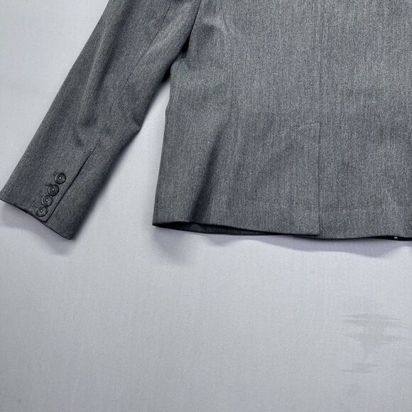 Eddie Bauer Blazer Women's Size 2 Black and White Herringbone Single Breast - Picture 13 of 15